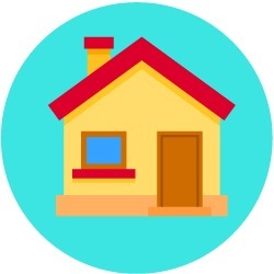 Vocabolario 17 icon casa | Vocabolario